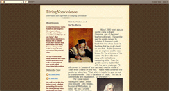 Desktop Screenshot of livingnonviolence.com