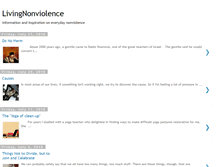 Tablet Screenshot of livingnonviolence.com